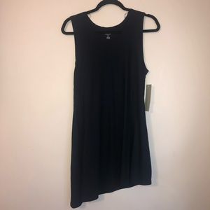🟣Joan Vass Studio A Symmetrical Navy Tank Sz L